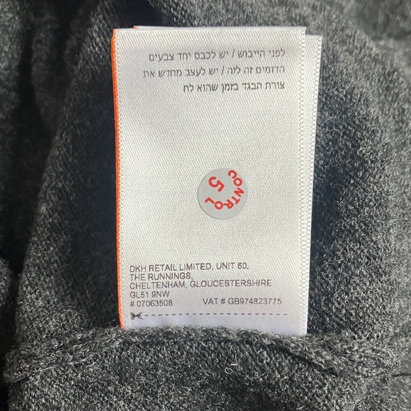 Superdry charcoal grey turtleneck sweater - Picture 14 of 14